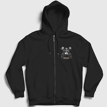 Presmono Unisex Queen Behemoth Fermuarlı Kapüşonlu Sweatshirt Siyah Presmono Unisex Queen Behemoth Fermuarlı Kapüşonlu Sweatshirt Siyah