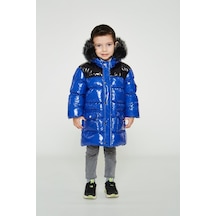 Benitto Kids Erkek Çocuk Mont 1242-saks - Mavi Saks