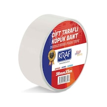 Kraf Çift Taraflı Köpük Bant 38Mmx5M 5038G