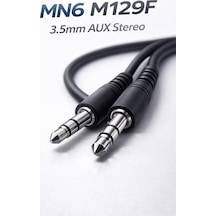 M129f Aux Kablo 3.5mm Erkek-erkek 3m Stereo Ses Kablosu 3 Metre