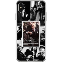 Apple Uyumlu iPhone X - Xs  Atatürk Payidar Baskılı Silikon Kılıf Renkli