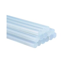 İnce Şeffaf Silikon Çubuk - 7.5 Mm X 150 Mm 15 Adet