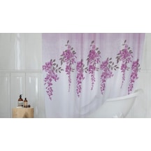 Tropik Banyo Duş Perdesi 7359 Model Çift Kanat 2X110X200Cm Çok Renkli