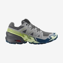 Salomon Speedcross 6 Castlerock/lime Cream/poseidon Erk Patika Koşusu Ayakkabısı L47810900 Gri