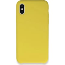 Newface Apple İphone Xs Max Kılıf Lansman Legant Silikon - Sarı