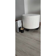 Puf El Yapımı Puf Kedi Yatağı Makyaj Masası Pufu Salon Pufu Oturma Odası Beyaz S.ayak
