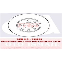 TRW DF1608 FREN DİSKİ ÖN ASTRA F 91- ASTRA F CLASSIC 99- VECTRA A