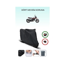 Siyah Arka Çanta Uyumlu Ducati Scrambler Urban Motard Uyumlu Motosiklet Brandası Motor Örtüsü