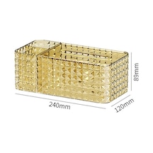 Altın-peçete Tutucu Lüks Tuvalet Ev Oturma Odası Dekorasyon Masaüstü Doku Kutusu Kapağı Organizatörler Depolama Masa Peçete Tutucular