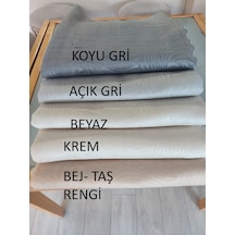 Koltuk Örtüsü Kaymaz 170x210 Gofreli Koyu Gri