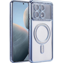 Newface Xiaomi Poco X6 Pro Joke Simli Magneticsafe Kılıf - Mavi