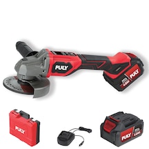 Puly Professional BLM-298 20V 125MM Kömürsüz Akülü Avuç Taşlama Dijital Hız Ayarlı 2x4.0AH Akü Şarj Cihazı ve Pulybox Çanta