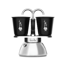 Set Mini İndüksiyon: Ocak Üstü Espresso Pişirici + 2 Cups - İndüksiyon Ocak Türleri İçin Uygundur