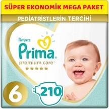 Prima Premium Care Bebek Bezi 6 Numara XL 210 Adet