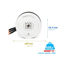 T-motor Mn805-s 120kv Brushless Fırçasız Brushless Fırçasız Uav Motor Multikopter Multi-rotor Quadcopter Hexacopter Drone Motoru
