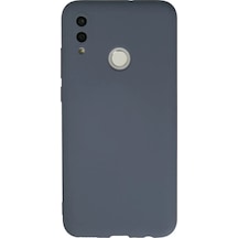 Newface Huawei P Smart 2019 Kılıf Nano İçi Kadife Silikon - Gri