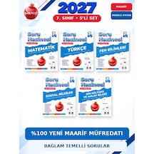 Soru Hazinesi 2027 7.sınıf Tüm Dersler M-t-f-s-d %100 Maarif Model Bağlam Temelli Soru Hazinesi Seti