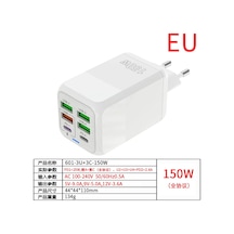 Snapbuy150w Hızlı Şarj Usb-c Duvar Adaptörü Pd 3.0 İphone Uyumlu 15 Xiaomi Huawei Samsung Oneplus Abdistribütör Garantili