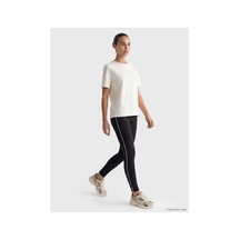 LC Waikiki Alıta Cıty Farkıyla Koor Sport Siyah İnterlok Düz Süper Skinny & Ekstra Dar Kadın Spor Tayt Siyah - 924125735 Siyah