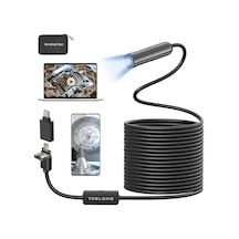 Teslong 3. Nesil 5mp Gözlem Kameralı Usb Boroskop - 5m Kablo - 12.5mm
