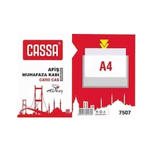 Tabela Poşeti Afiş Muhafaza Kabı A4 210x297 Mm Şeffaf 1 Paket 10 Adet