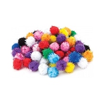 Puti Pon Pon Metalik 30 Mm 4490 Çok Renkli