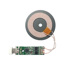 Kablosuz Şarj Modülü 5w 1a Mobil Akıllı Telefon Oyuncak Pil Şarj Transmiter Micro Usb Samsung  Uyumlu