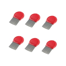 Lionesse 58 Bit Tarağı Metal Kırmızı X 6 Adet