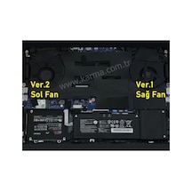 Casper Excalibur G900 Serisi Notebook Cpu Fanı Ver.1 - 9mm Sağ Fan / Fan719 28822540