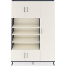 Arges Dolap 11 Raflı 5 Kapaklı 132x30x195 Antrasit-aytaşı/aytaşı Antrasit Arges Dolap 11 Raflı 5 Kapaklı 132x30x195 Antrasit-aytaşı/aytaşı Antrasit