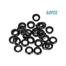 Pazly 50 Adet Pvc Kauçuk Sarım Halka, Fly Spin Casting Aksesuarı Olta Kamışı Desteği