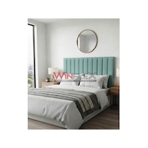 Winflex Dikey Akustik Kumaş Duvar Paneli 15x100 Cm - 12'li Set Su Yeşil