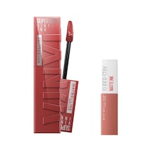 Tr New York Super Stay Vinyl Ink Uzun Süre Kalıcı Likit Parlak Ruj 35 Cheeky & Mini Super Stay Matte Ink Likit Mat Ru Genel