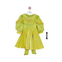 Xo Kids Kız Çocuk Elbise 3-7 Yaş 924 Yeşil