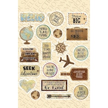 Vintage Old Retro Ülkeler Bavul Tipi Etiket, Laptop, Ipad, Defter, Kitap, Planlayıcı Sticker Se 1