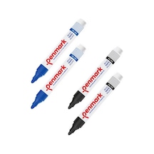 Penmark Beyaz Tahta Kalemi Mavi Siyah 4 Lü Set