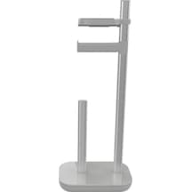 Gri Renkli Paslanmaz Tuvalet Kağıtlığı 16.5 x 12.2 x 11.2 CM