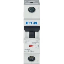 Eaton Faz-c1,6/1 Minyatür Devre Kesici - 10ka - C Eğrisi - 1x1,6a