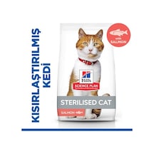 Hill's Science Plan Somonlu Kısırlaştırılmış Yetişkin Kedi Maması 8 KG + 2 KG Mama