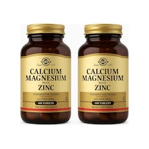 Solgar Calcium Magnesium Plus Zinc 100 Tablet 2 Adet