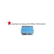 Pipet Ucu Kutusu 200-1000ul 100 Lü Rack, Boş Kutu