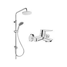 Artema Solid S Banyo Batarya + System Rain Ls25 Tepe Duş Kolonu