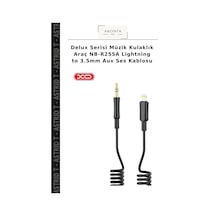 Delux Serisi Müzik Kulaklık Araç Nb-r255a Lightning To 3.5mm Aux Ses Kablosu