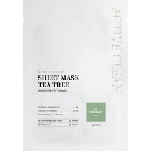Village 11 Factory Active Clean Sheet Mask Tea Tree 23 gr – Çay Ağacı Maskesi