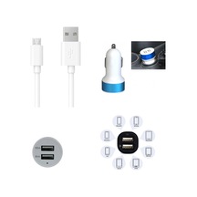 Çift Usb Girişli 3.1 Çıkışlı Seyahat Seti / Micro Usb