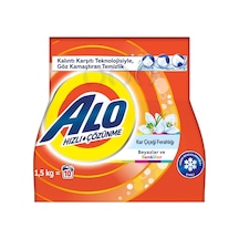 Alo 1,5 Kg Kar Çiçeği Ferahlığı Beyazlar Ve Renkliler Aquapudra Toz Deterjan 5 Adet