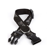 Köpek Desenli Dokuma Köpek Boyun Tasması 3 Cm X 36-60 Cm - Uxfo-300514 Çok Renkli