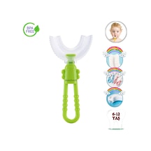 Mas Lord U Tipi Yeni Nesil Diş Fırçası - Yeşil - Kelebek Model  6-12 Yaş