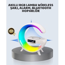 Başucu İçin Tasarlanmış Kablosuz Şarjlı Gece Lambası Ve Bluetooth Ses Sistemi Diğer