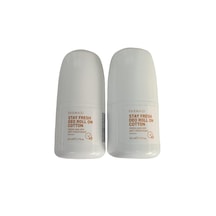 Farmasi Cotton Stay Fresh Kadın Roll-On Deodorant 2 x 50 ML